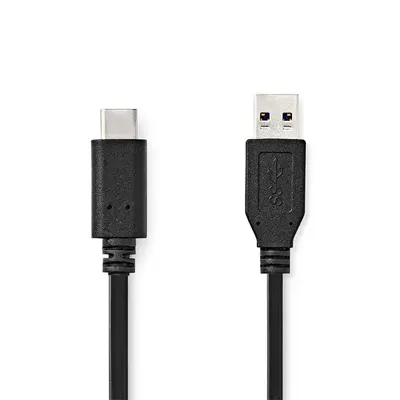 Nedis CCGL61650BK10 USB 3.2 Gen 1, USB-A dugó - USB-C (USB C) dugó kábel, 60W, 10 Gbps, 1m – 2. kép