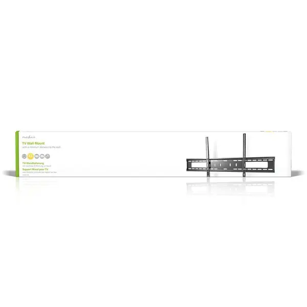 Nedis TVWM2070BK LCD TV / monitor fali tartó fix 60 - 100 " Max. teherbírás: 75 kg, Min. faltávolság: 30,5 mm – 4. kép