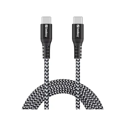 Sandberg Survivor Cable 2m töltőkábel, 100W,