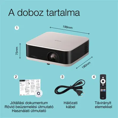 EPSON Projektor - Lifestudio Pop – EF-61R Rózsakvarc (3LCD, 1920x1080, 16:9, 700 AL, 5 000 000:1, HDMI/USB/WiFi) – 2. kép