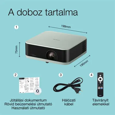 EPSON Projektor - Lifestudio Pop – EF-61G Jégzöld (3LCD, 1920x1080, 16:9, 700 AL, 5 000 000:1, HDMI/USB/WiFi) – 2. kép