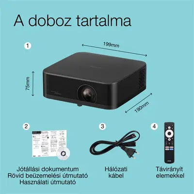 EPSON Projektor - Lifestudio Pop – EF-62B (3LCD, 1920x1080, 16:9, 700 AL, 5 000 000:1, HDMI/USB/WiFi) – 2. kép