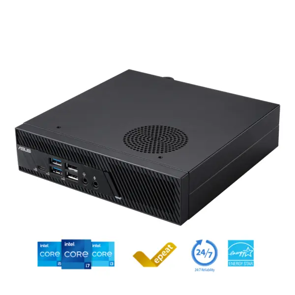 ASUS ExpertCenter miniPC PB63, Intel Core i3-14100, HDMI, DP, WIFI, USB 2.0, USB 3.2, USB Type-C