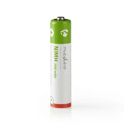 Nedis BANM7HR034B, AAA akku csomag 1,2V 700mAh, 4db/csomag – 2. kép