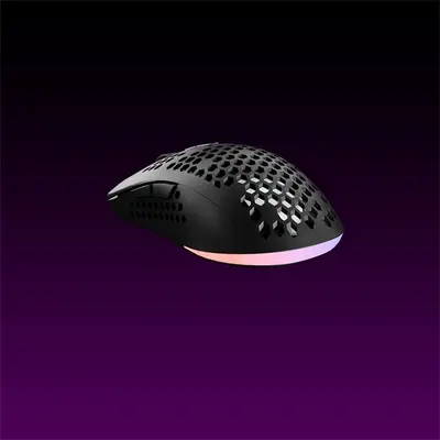 AVAX Vezetékes Egér - LW01 PAW3327 RGB Gamer, fekete – 2. kép
