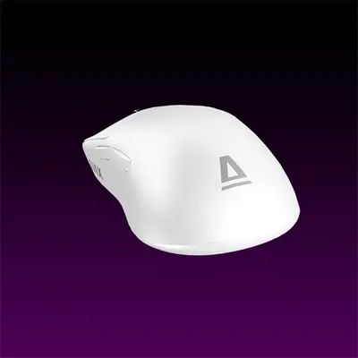 AVAX Vezeték Nélküli Egér - LW02 PRO tri-mode 1k lightweight, Gamer, fehér – 2. kép
