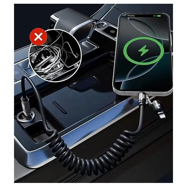 BLACKBIRD Adatkábel Extreme 4in1 USB-A/USB-C/Lightning 50-200cm, fekete – 2. kép