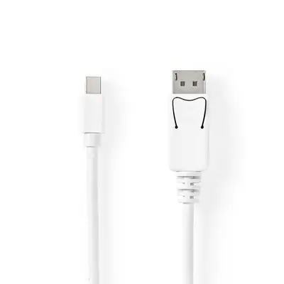 Nedis CCGB37404WT20 DisplayPort 1.4 kábel, displayport dugó - mini display port dugó, 8K@60Hz, 2m – 2. kép
