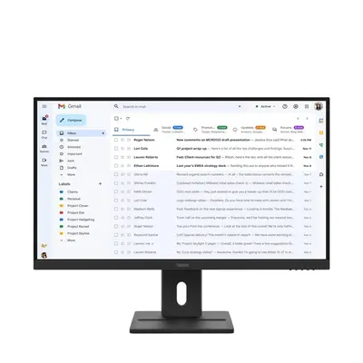 LENOVO Monitor - ThinkVision E27-40; 27" FHD 1920x1080 IPS, 16:9, 4ms, 100Hz, 1500:1, 3000cd/m2, HDMI, DP, VGA