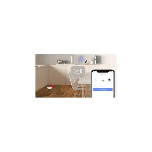 EZVIZ T10C vízszivárgás érzékelő, Zigbee, valós idejű riasztás, kompakt kialakítás, alacsony fogyasztás – 2. kép