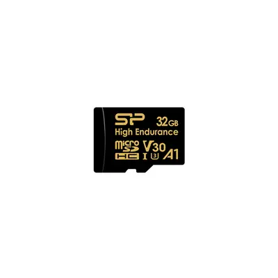 SILICON POWER Memóriakártya MicroSDHC 32GB CL10 UHS-I U3 V30 A1, Golden Series High Endurance