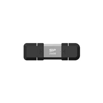 SILICON POWER Pendrive 128GB, Mobile - C51 OTG USB 3.2 Gen1/Type-C, Szürke