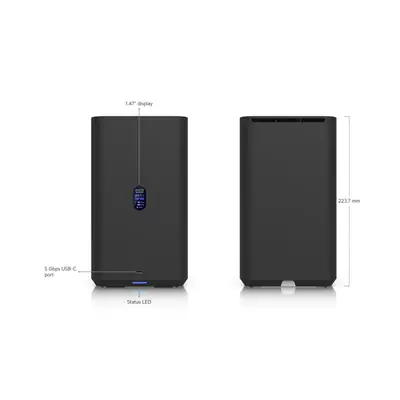 UBiQUiTi UNAS 2 fiókos NAS, fekete – 2. kép