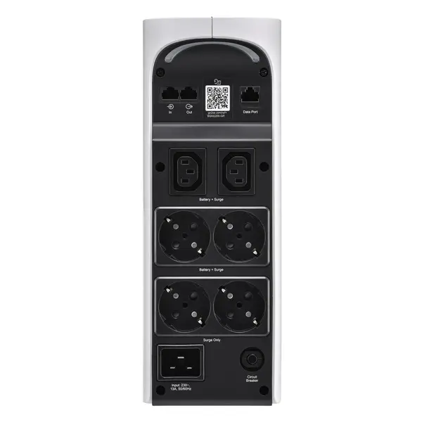 APC Back-UPS Pro Gaming, BGM2200 UPS, 2200VA/1320W, 4xSchuko 2xC13, LINE-INTERACTIVE szünetmentes,színusz,AVR,RGB, fehér – 2. kép
