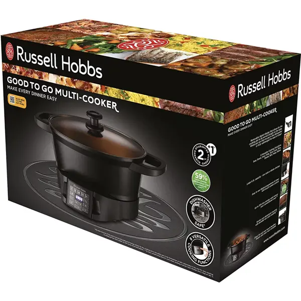 RUSSELL HOBBS Good-to-go 28270-56/RH multicooker, többfunkciós, programozható, időzítő, melegen tartás – 2. kép