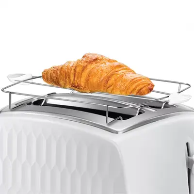 RUSSELL HOBBS HONEYCOMB 26060-56/RH 2 szeletes kenyérpirító, 1500W, fehér – 2. kép