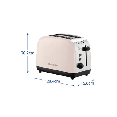 RUSSELL HOBBS 26930-56/RH Colours Plus 2-szeletes kenyérpirító, Jasmine szín – 2. kép