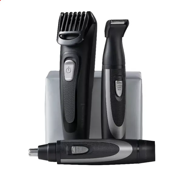 REMINGTON WORKS MB905 szakállvágó készlet, 6 részes, 9 hosszbeáll. (2–18 mm), precíziós trimmer, orr-/fülszőrnyíró, USB