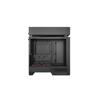 DEEPCOOL Ház ATX CL660, Tápegység nélkül, Fekete, Üvegfalú – 2. kép