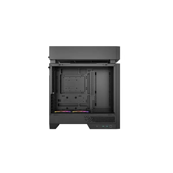 DEEPCOOL Ház ATX CL660, Tápegység nélkül, Fekete, Üvegfalú – 2. kép