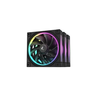 DEEPCOOL Rendszerhűtő Ventilátor FL12 3IN1, ARGB, 12cm, (3 darab/csomag)