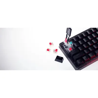 HP HYPERX vezetékes mechanikus gaming billentyűzet Origins 2 65 RGB - brit lokalizáció – 2. kép