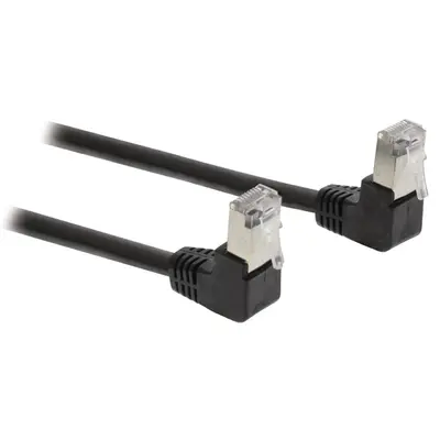 Nedis Valueline VLCP85127B30  SF/UTP Cat5e patch kábel, RJ45, 10/100/1000 Mbit/s, hossz 3m, fekete – 2. kép