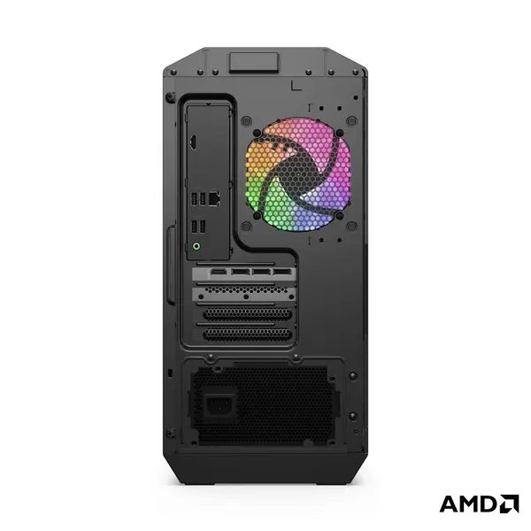 LENOVO LOQ Tower 26ADR10, AMD Ryzen 7 8745HX, 16GB, 512GB, RTX 5050 8GB, NoOS, Luna Grey + Eclipse Black – 4. kép