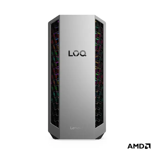 LENOVO LOQ Tower 26ADR10, AMD Ryzen 7 8745HX, 16GB, 512GB, RTX 5060 8GB, NoOS, Luna Grey + Eclipse Black