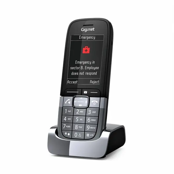 GIGASET PRO Telefon SL850H kézibeszélő, Bluetooth 5.1, jack3.5, színes TFT QVGA kijelző, jelvesztés riasztás, titán – 2. kép