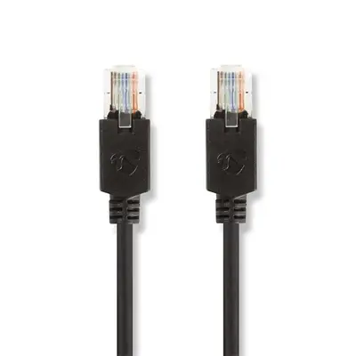 Nedis CCBW85100AT200 UTP Cat5e patch kábel, LSZH, RJ45, 10/100/1000 Mbit/s, hossz 20m, fekete – 2. kép