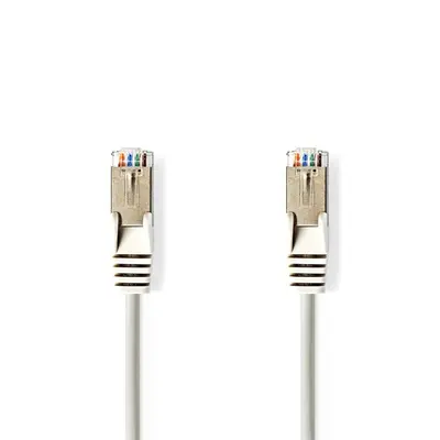 Nedis CCGP85121GY75 UTP / FTP Cat5 patch kábel, RJ45 aranyozott érintkezők, 10/100/1000 Mbit/s, hossz 7,5m