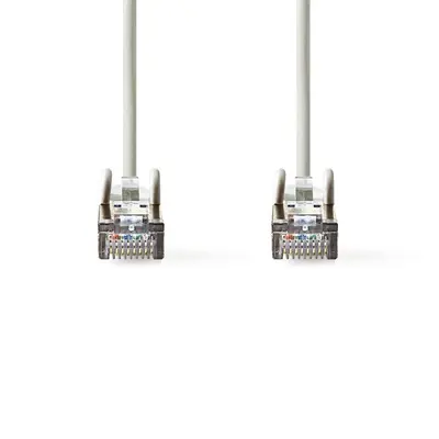 Nedis CCGP85121GY75 UTP / FTP Cat5 patch kábel, RJ45 aranyozott érintkezők, 10/100/1000 Mbit/s, hossz 7,5m – 2. kép