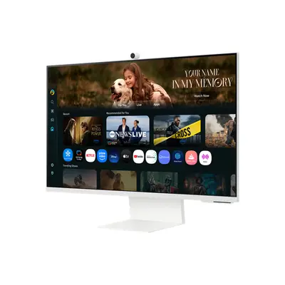 SAMSUNG M8 M80F Vision AI Smart 4K monitor 32", 3840x2160, 16:9, 400cd/m2, 4 ms, HDMI/2xUSB/1xUSB-C, hangszóró, Fehér – 2. kép
