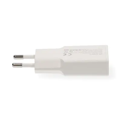 Nedis WCHA30WT gyorstöltő USB-A / USB-C töltő, GaN, PD3.0, QC, Gyorstöltési funkció 1,5 / 2,0 / 2,5 / 3,0 A, 30W, fehér – 2. kép