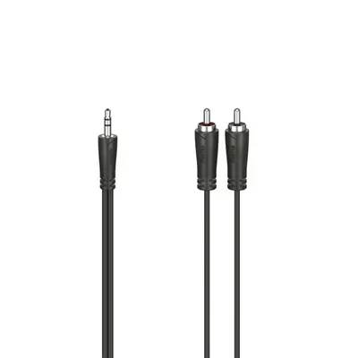 HAMA 205110, FIC 3,5MM JACK-2RCA ÖSSZEKÖTŐKÁBEL 1,5M