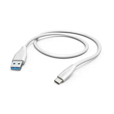 HAMA 201596, FIC E3 ADATKÁBEL USB 3.1, TYPE-C/USB A, 1,5M, FEHÉR