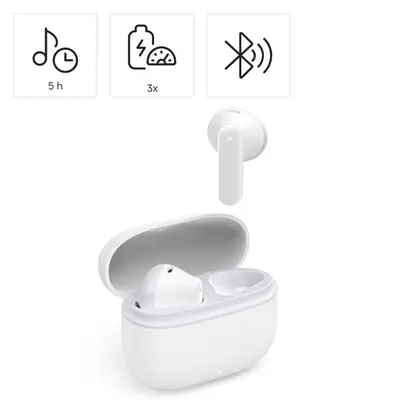 HAMA 221753, BLUETOOTH HEADSET "FREEDOM LIGHT II." TWS, FEHÉR – 2. kép