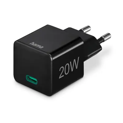 HAMA 201984, UNIVERZÁLIS HÁLÓZATI USB TYPE-C TÖLTŐ MINI "PD", FEKETE 20W – 2. kép