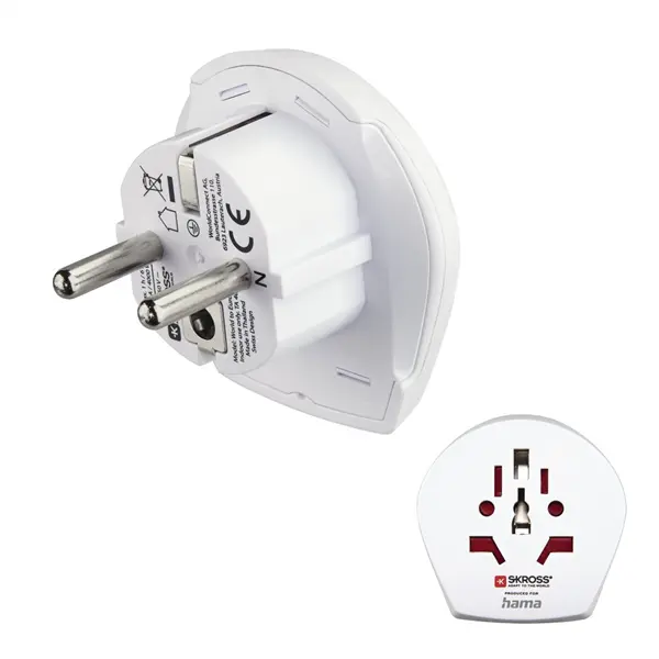 HAMA 223831, UTAZÓADAPTER VILÁG - EURÓPA HU