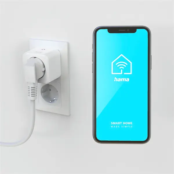 HAMA 176638, OKOS WIFI KONNEKTOR, MATTER, 3.680W, 16A – 2. kép