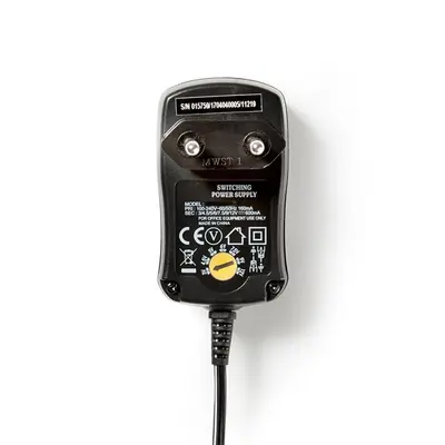 Nedis ACPA006 univerzális AC-DC tápegység, állítható 3V-12V DC 600mA, 6 cserélhető táp dugó, 7,2W – 2. kép