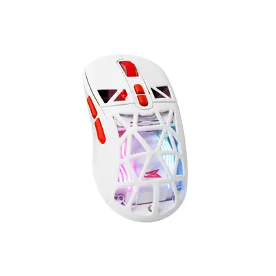 BARACUDA BGM-091W SEAL-W vezetékes gamer egér, 12800 dpi, fehér – 2. kép