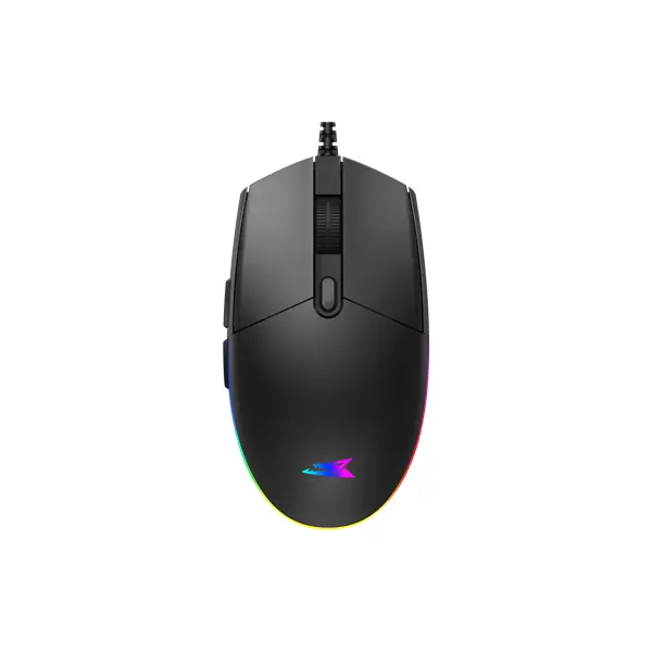 BARACUDA BGM-111B CRAB-B vezetékes gamer egér, 3600dpi, fekete