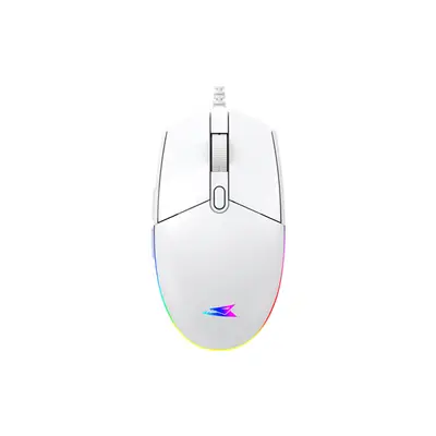 BARACUDA BGM-112W CRAB-W vezetékes gamer egér, 3600dpi, fehér