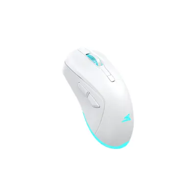 BARACUDA BGM-122W TURTLE-W vezetékes gamer egér, 3200dpi 6D, fehér – 2. kép