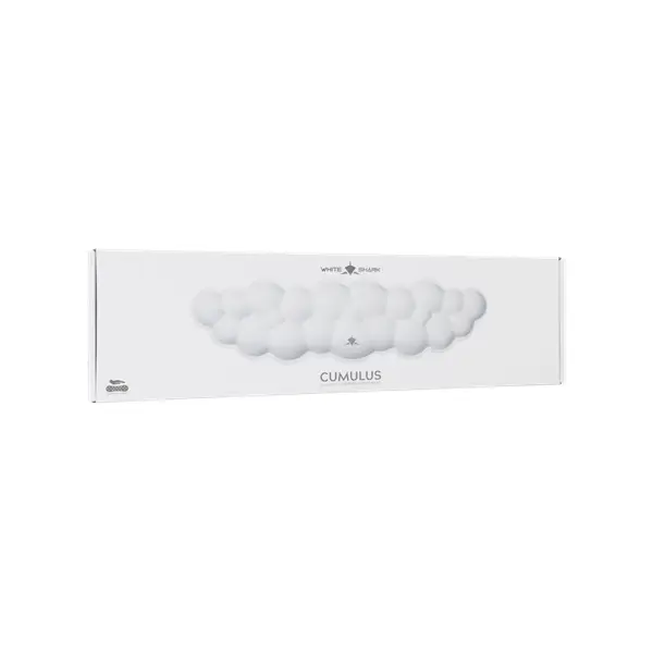 WHITE SHARK KP-012W CUMULUS-W csuklótámasz 90X40X3cm, fehér – 3. kép