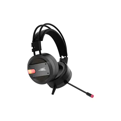 BARACUDA BGH-031B CONCH-B vezetékes gamer fejhallgató mikrofonnal, fekete – 2. kép