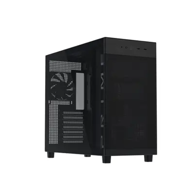 ASUS Ház Prime AP303, Tápegység nélkül, Fekete, Üvegfalú