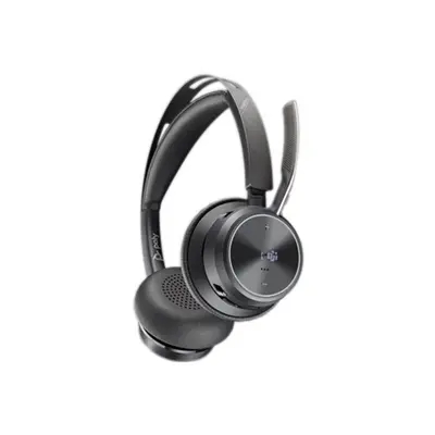 HP POLY fejhallgató Voyager Focus 2 USB-C-C+USB-C/A Adapter Microsoft Teams-tanúsítvánnyal – 2. kép